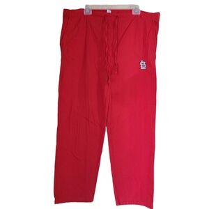 MLB Concepts Sports St. Louis Cardinals Baseball Sleepwear Scrub Pants Medium